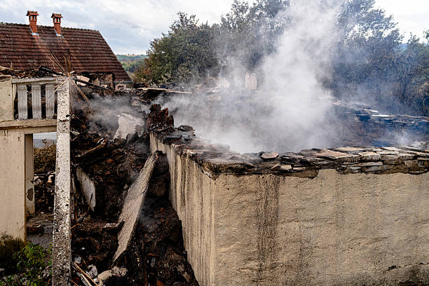 Professional Soot Cleanup technician working in Rosedale, MD